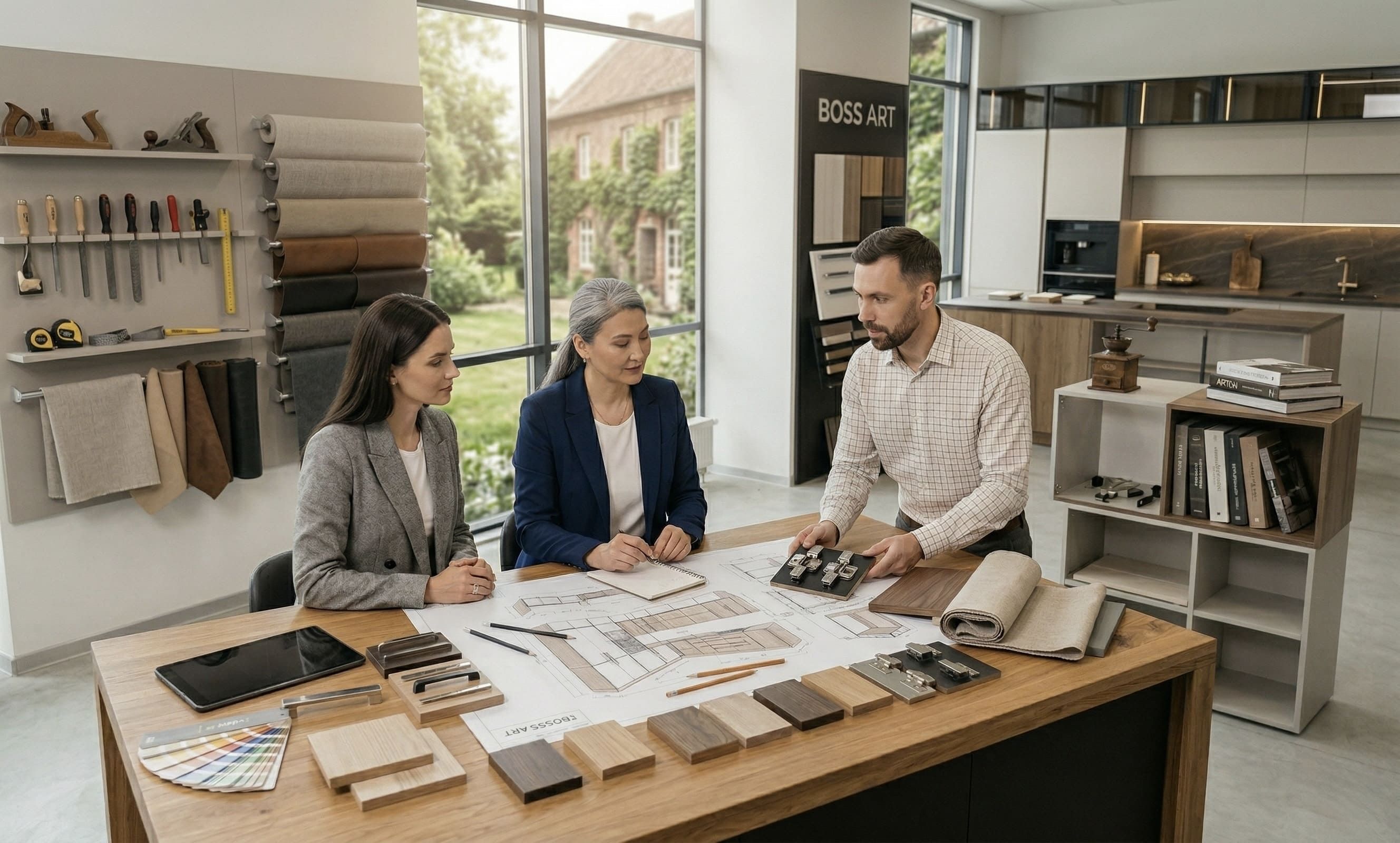 Интерьерный проект BOSS ART для страницы партнеров