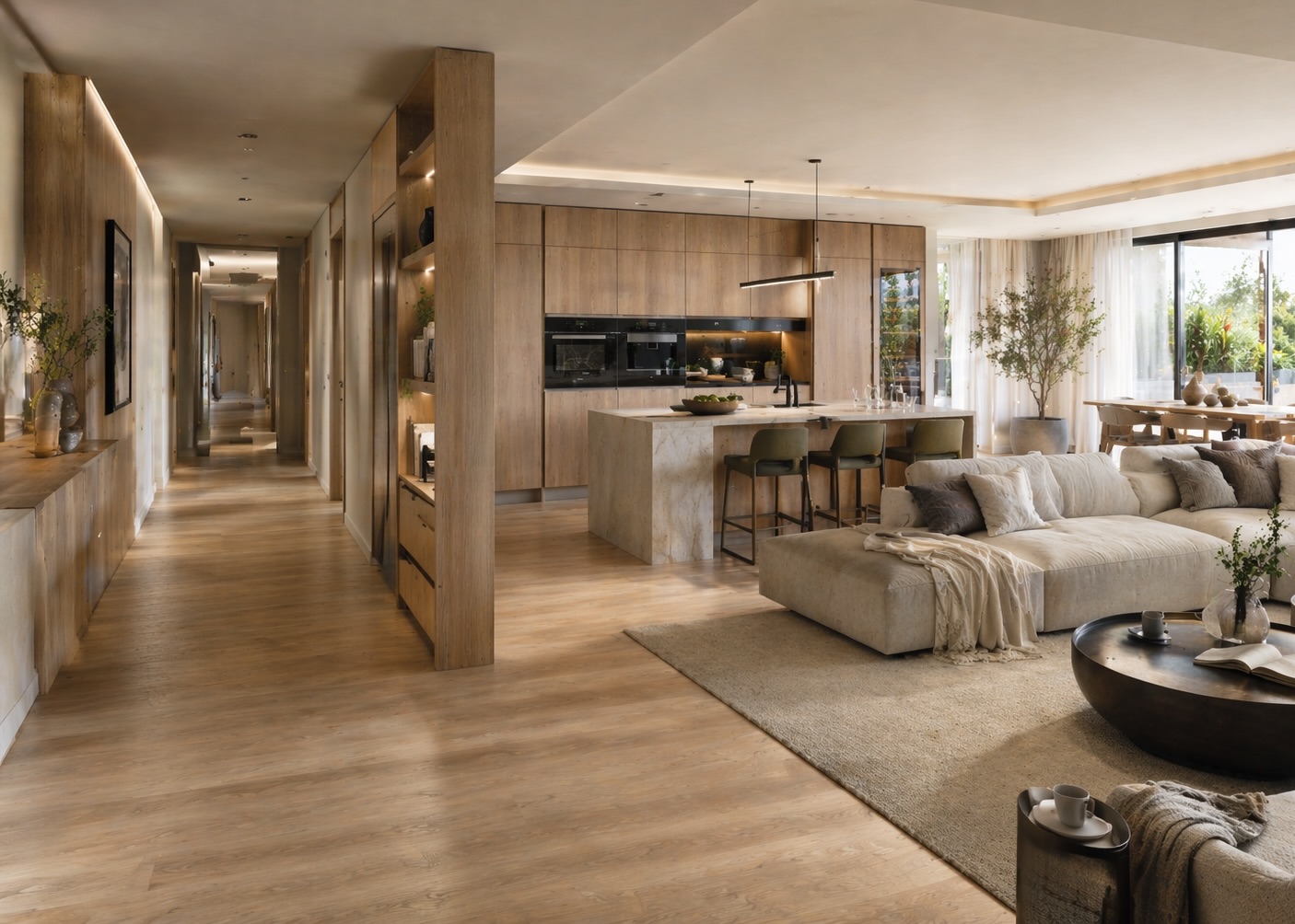 Квартира с цельной стилистикой и единым характером