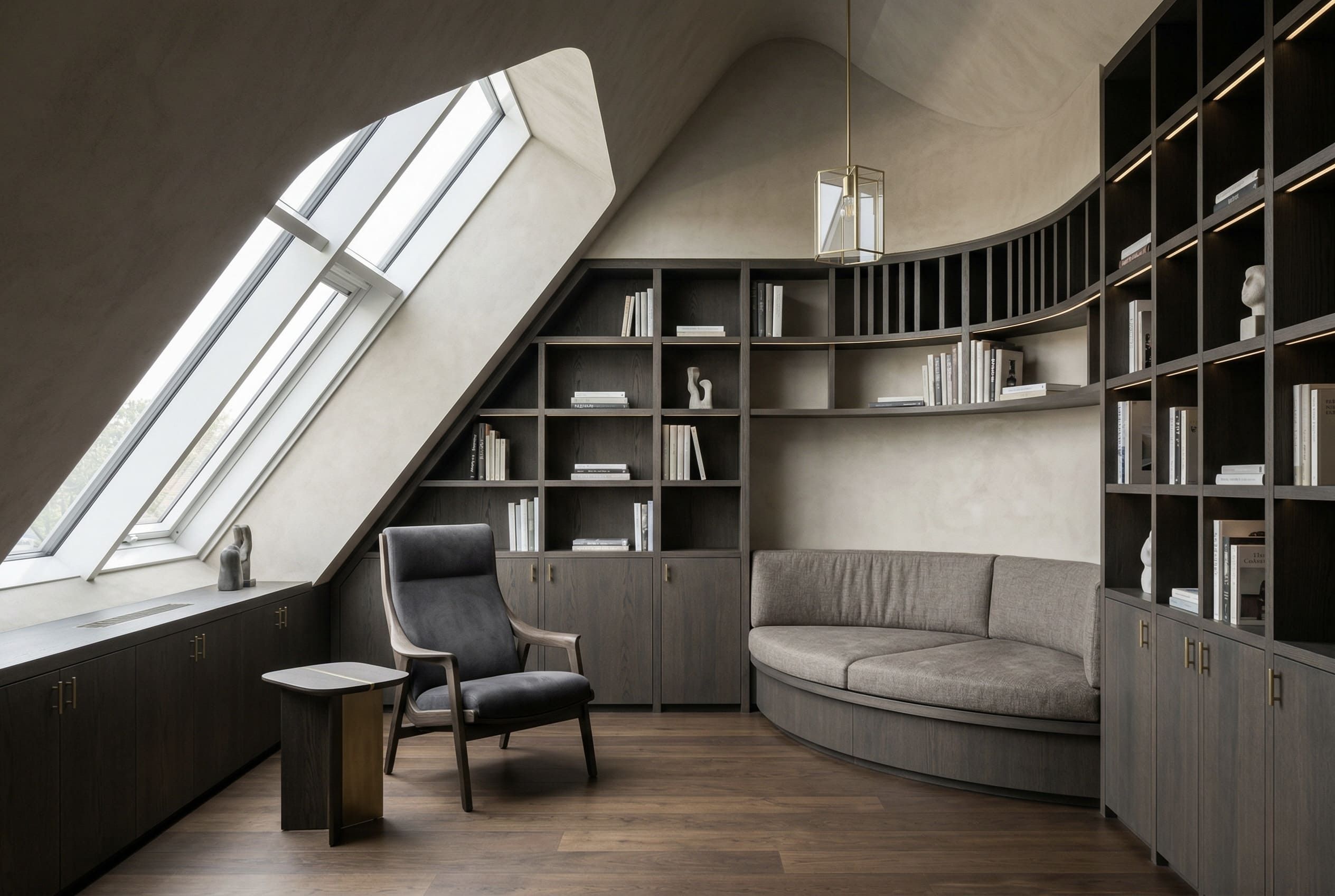 Мебель BOSS ART для помещения со сложной геометрией