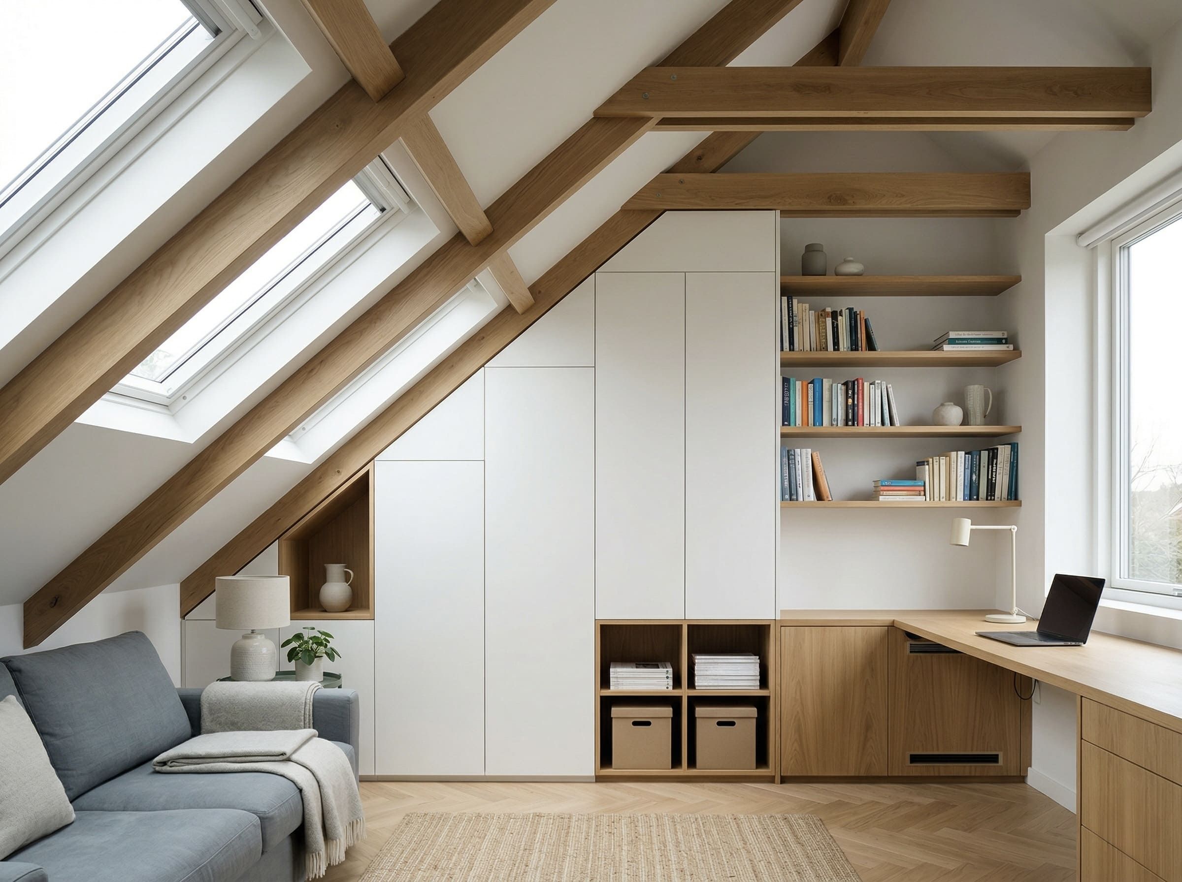 Мебель BOSS ART для помещения со сложной геометрией